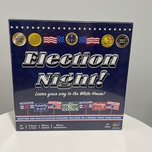 Sealed New Election Night Board Game-Semper Smart Games U.S. Civics History